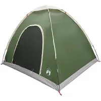 vidaXL Campingzelt mit Dach mit Luftentlüftung Grün 190 x 140 x 105 cm