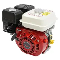 StarTech.com Benzinmotor - 4-Takt horizontal 212cc - 7,5 PS 3000 W - Luftgekühlt - Seilzugstarter - 20 mm Kurbelwelle - Rot
