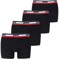 Levi's Levis Boxershorts "Boxershort Sportswear Logo Boxer Brief 4P 4er Pack"