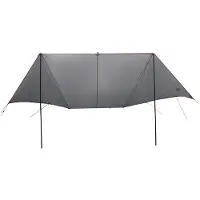 vidaXL Fahrzeugmarkise mit Dach Grau und Orange 518 x 580 x 215 cm