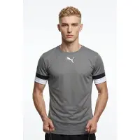 Puma Fußballtrikot "TEAMRISE JERSEY" Regular Fit, mit Rundhalsausschnitt, mit Mesh-Details an den Ärmeln