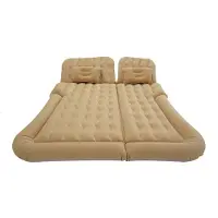 StarTech.com Aufblasbare Auto Matratze SUV - Luftbett Rückbank - 1,74 x 1,26 m - 300 kg belastbar - Flock PVC - Camping Reise - Schwarz