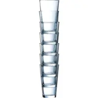 Arcoroc 6 Longdrinkgläser, StackUp - 350ml (FS 0,25l) - 6er Karton, 0,25l Eiche"