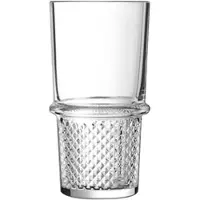 Arcoroc New York Longdrinkglas 350ml 6er Set, Highball Glas mit Eichstrich 0,3l - 6er Karton, 0,3l Eiche"