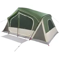 vidaXL Hütten-Zelt Grün 480 x 273 x 205 cm Polyester und Stahl