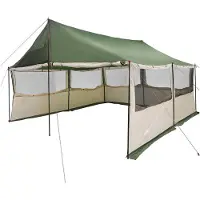 vidaXL Familienzelt Grün 450 x 400 x 265 cm Polyester und Stahl
