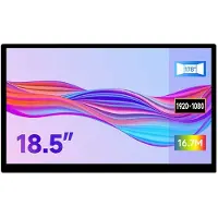 Semoic 18,5-Zoll-Kapazitiver Touchscreen mit 10-Punkt-Berührung, 1920 X 1080 FHD, DCC/CI-Dimmung für Raspberry Pi / Jetson / PC