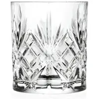 RCR Old Fashioned Glas Whiskyglas Tumbler 6er Set Melodia 230ml - 6er Karton"