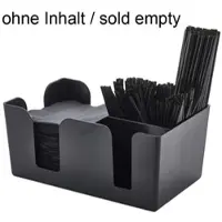 Genware Bar Caddy schwarz, Polypropylen - 24x15x11 cm"