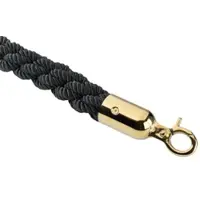 WAS Verbindungskordel 2500x32mm schwarz/titanium gold - Schwarz / titanium gold"
