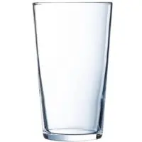 Arcoroc Conique Cooler Glas 570ml 6er Set, Longdrinkglas mit Eichstrich 0,5l - 6er Karton, 0,5l Eiche"