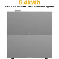 Anker BP2700 Erweiterungsakku 2.7 kWh für SOLIX Solarbank 3 E2700 Pro /Solarbank 2 E1600 Pro Balkonkraftwerk Speicher（2 Stück), von Powerness