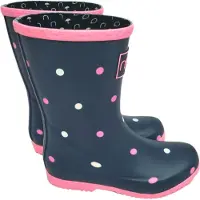 Rajn Mädchen Gummistiefel Dots 6151214866839, 6151214867805, 6151214867829, 6151214871864, 6151214871888, 6151214875817, 6151214875848, 6151214876814, 6151214876876 RAJ-UZG405 Navy-Pink 30