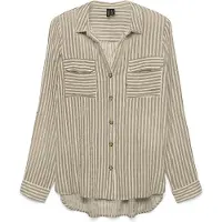 Vero Moda Hemdbluse "VMBUMPY L/S SHIRT NEW WVN GA NOOS" Viskose, regular fit