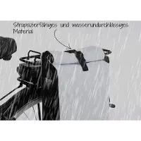 Markenlos Fahrradtasche wasserdicht - 18 Liter, weiß