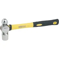 Ks Tools EDELSTAHL Schlosserhammer mit Fiberglasstiel