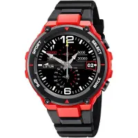 Lotus Smart Watch 50024 1 Herren Silikonarmband 50.8 mm Gehäuse Fitness Uhr Pulsuhr Blutdruck Schrittzähler Kalender Musiksteuerung wasserdicht IP67