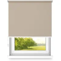 Time4blinds , Rollos, Verdunkelungsrollo, Sandbraun - Rechts, 90x240cm
