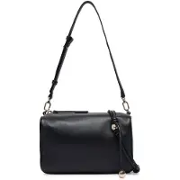 Furla für Damen. WE00922-BX2269 Talia Mini Ledertasche schwarz (OSFA), Lässig, Klassisch
