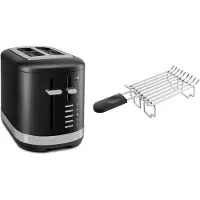KitchenAid Set 2, Toaster + Brötchenaufsatz 5KMT2109 Matt Schwarz