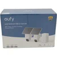 Eufy SoloCam E30 (2-Pack) + Homebase 2, IP-Sicherheitskamera, Draußen, Kabellos, Wand, Weiß, Dome