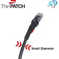 PatchSee TP-6A-F/10, 3,1 m, Cat6a, F/UTP (FTP), RJ-45, RJ-45, Schwarz