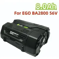 StarTech.com 56V Akku - Li-Ion Ersatzakku - 8,0Ah 8000mAh - Für Akku-Rasenmäher Kettensäge Laubbläser - 1 Stück - Kompatibel Mit BA2800 BA2800T BA4200