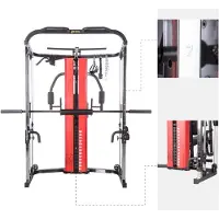 HMS ATOM Kraftstation Multipresse Smith Machine All-in-One Home-Gym 62,5kg