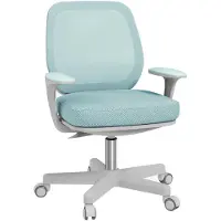 Vinsetto Bürostuhl, Ergonomisch Schreibtischstuhl mit Drehfunktion Grün