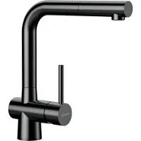 Schock Armatur LAIOS in GUNMETAL BRUSHED mit schwenkbarem Zugauslauf