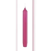 Kopschitz Kerzen Leuchterkerzen, Tafelkerzen, Haushaltskerzen Fuchsia Pink, 250 x Ø 25 mm, 12 Stück