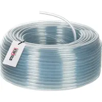 STEIGNER Benzinschlauch Wasserschlauch PVC Schlauch Transparent, Durchmesser: 5-8 mm, Länge: 25 m, SBS-05-25