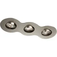Massive Einbauspot 595531710, Einbaustrahler, GU10, 3 Glühbirne(n), Halogen, 2700 K, Chrom