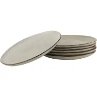 OTIX Speiseservice 6 Personen Beige 26,5cm Keramik LILY