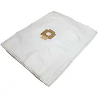 VHBW 10x Staubbeutel Ersatz für Nilfisk 107401157 für Staubsauger - 50cm x 36cm Weiß