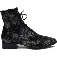 MACIEJKA Damen High-Top-Schuhe aus Naturleder, Schwarz