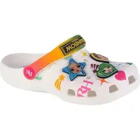 Crocs Classic Rainbow High Kids Clog 208117-90H, Badelatschen, für Mädchen, Weiß, Größe: 28/29