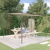 vidaXL "im Angebot" Pavillon Beige 3x3 m 180 g/m² Stoff und Stahl - Pavillons & Partyzelte CC16676