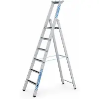 Zarges gebördelte Stufen-Stehleiter R13step S 6 Stufen