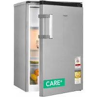 Exquisit Kühlschrank mit 4-Gefrierfach 121 l | Super-Kühl-Modus | elektronische Temperaturregelung | 54,5 cm breit | KS16-4-HEA-090E Care inoxlook