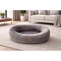 Warenhammer Hundebett Orthopädisches Premium Hundebett, flauschig weich, abnehmbar/waschbar extra dicker Rand 22 cm hoch, Flanell / herausnehmbare Innenmatratze
