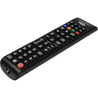 VHBW Fernbedienung kompatibel mit Samsung UE46F6640, UE46F7000, UE46F7090, UE46F8000, UE46F6500, UE46F6510 Fernseher, TV - Ersatzfernbedienung
