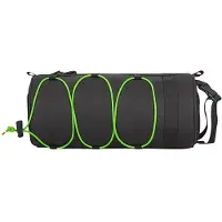 AFF 4174 Fahrradtasche für den Lenker, 24 x 10 cm, 2,4 l, schwarz-grün