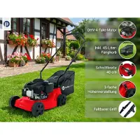 Prestige Works Benzin-Rasenmäher BPM132, 40 cm, 131 cm³, 3,3 PS mit 35L Fangbox