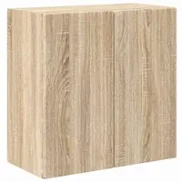 vidaXL TV-Wandschrank Sonoma-Eiche 59,5 x 31 x 60 cm Holzwerkstoff