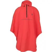 Agu Regenponcho GO Grant Rain Poncho Unisex Hi-Vis Neon Red-Einheitsgröße