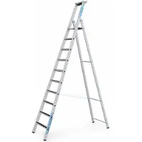 Zarges gebördelte Stufen-Stehleiter R13step S 10 Stufen