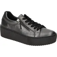 Gabor 53.200 Damenschuhe - Halbschuhe - Sneaker grau Freizeit NEU