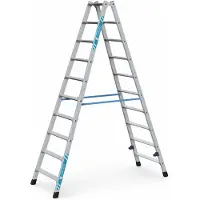 Zarges gebördelte Doppelstufenleiter Nova B 2x10 Stufen