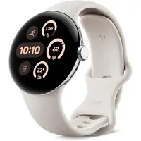 Google Pixel Watch 3 41mm WiFi Smartwatch mit Herzfrequenzmessung Fitness Tracking KI Coaching Offline Karten 24h Akku Fitbit Integration